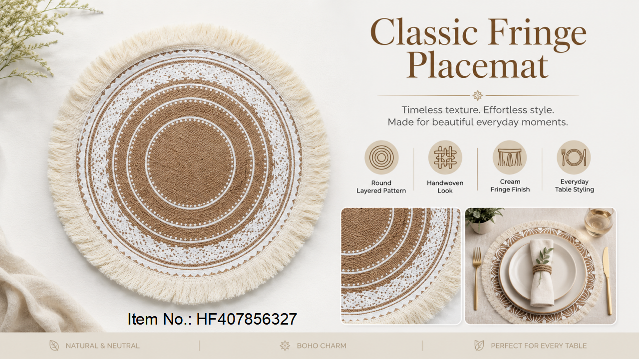 Classic Fringe Placemat