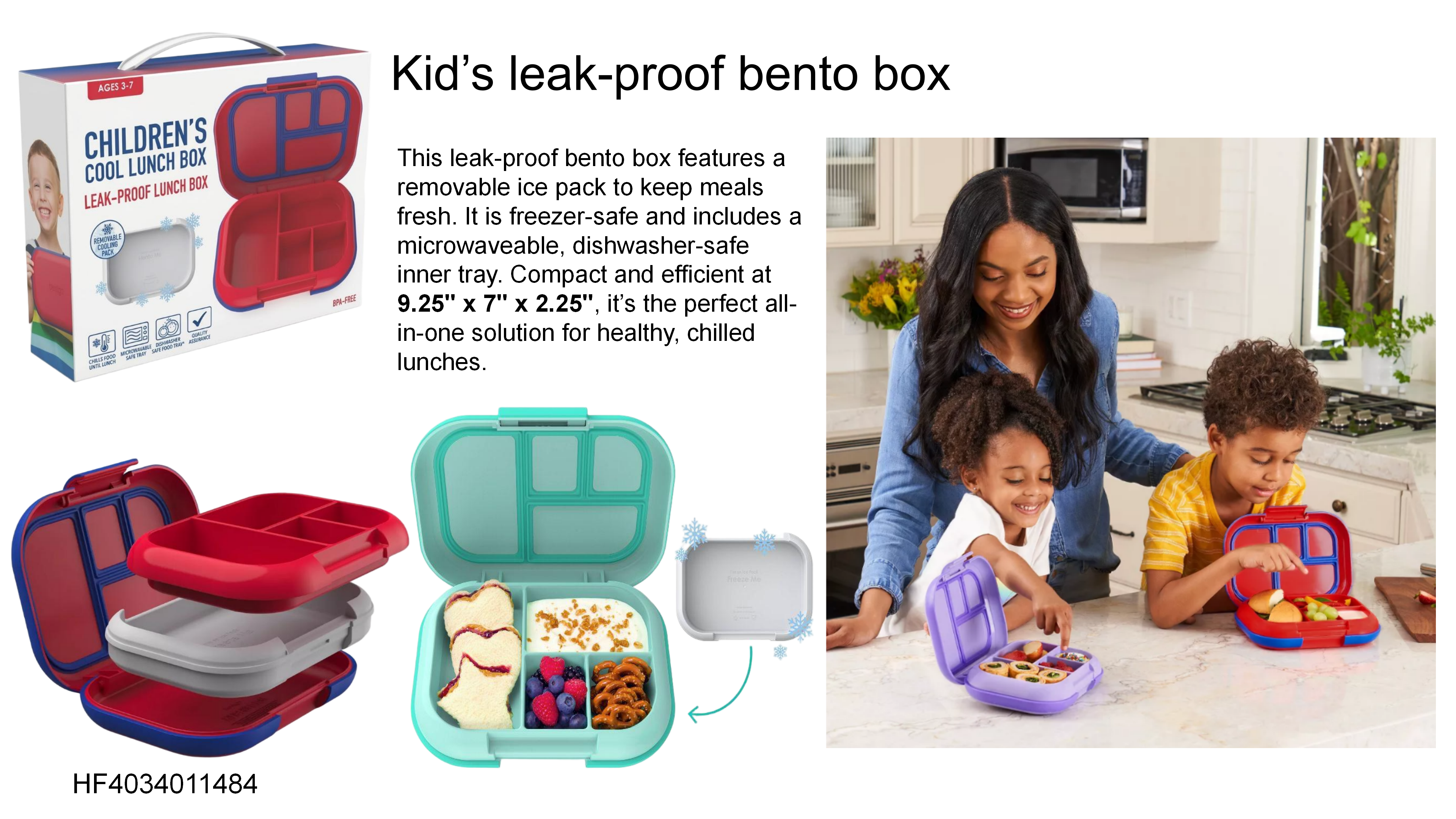 Kids' Leak-Proof Bento Box
