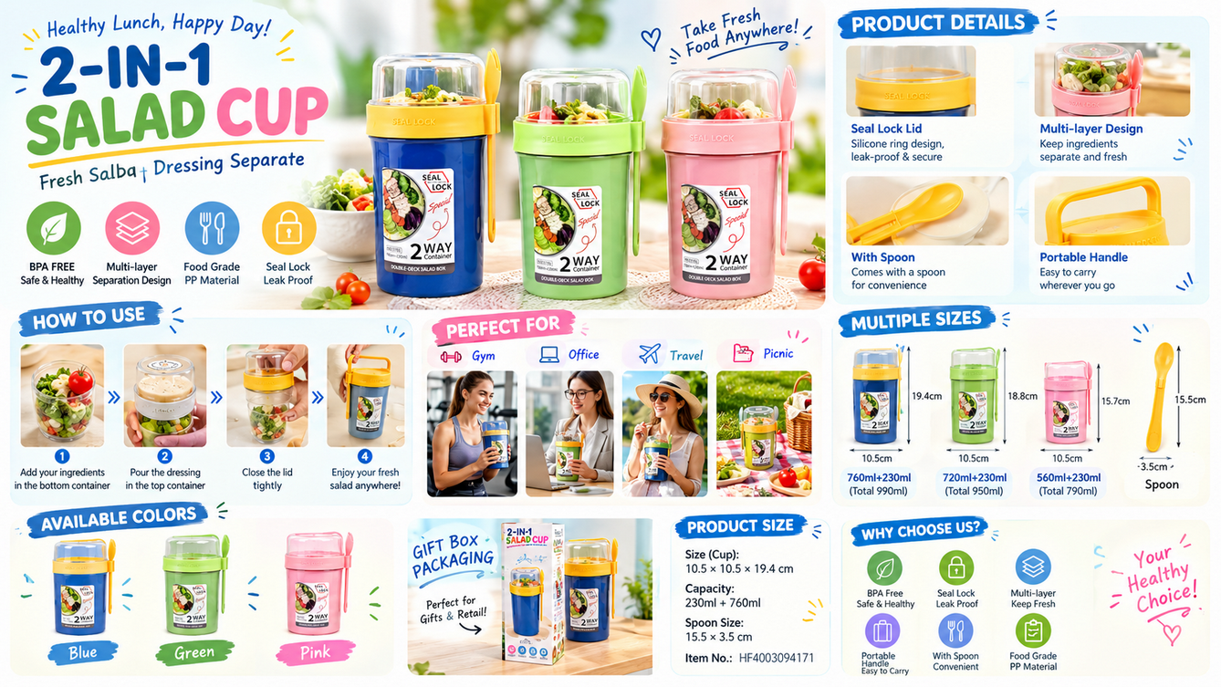 2-in-1 Salad Cup