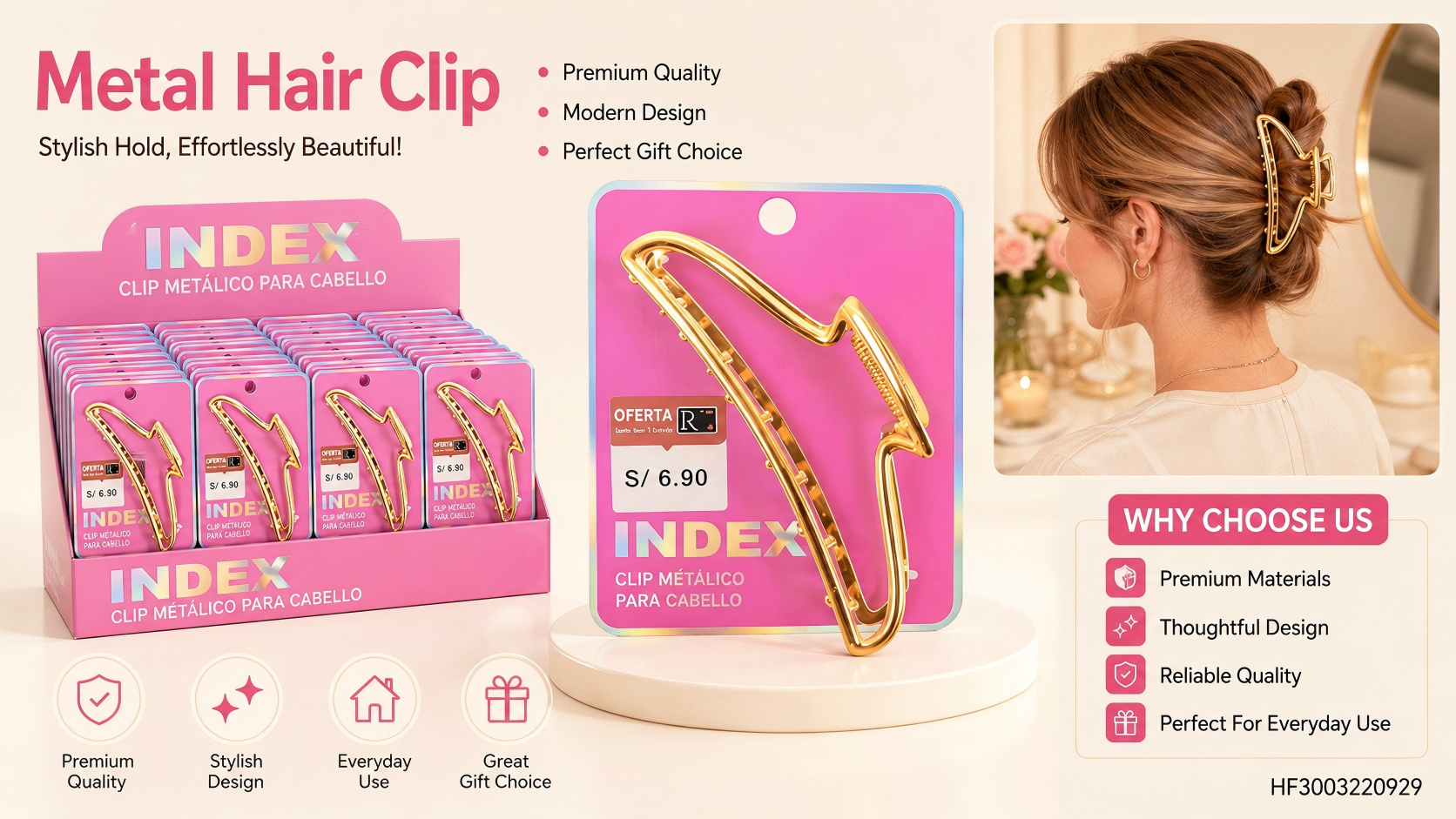 Metal Hair Clip