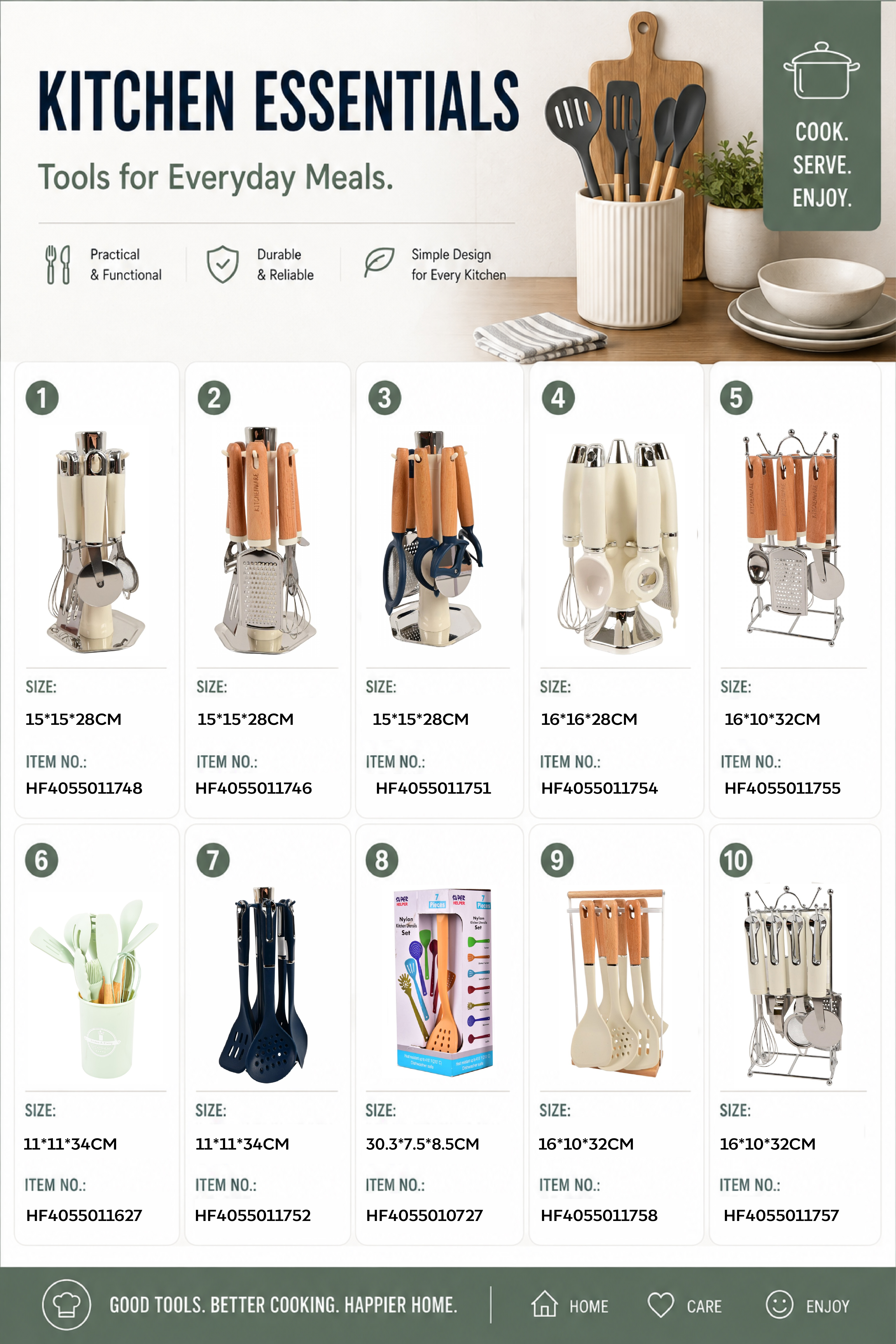 Utensil Set (10 Styles)