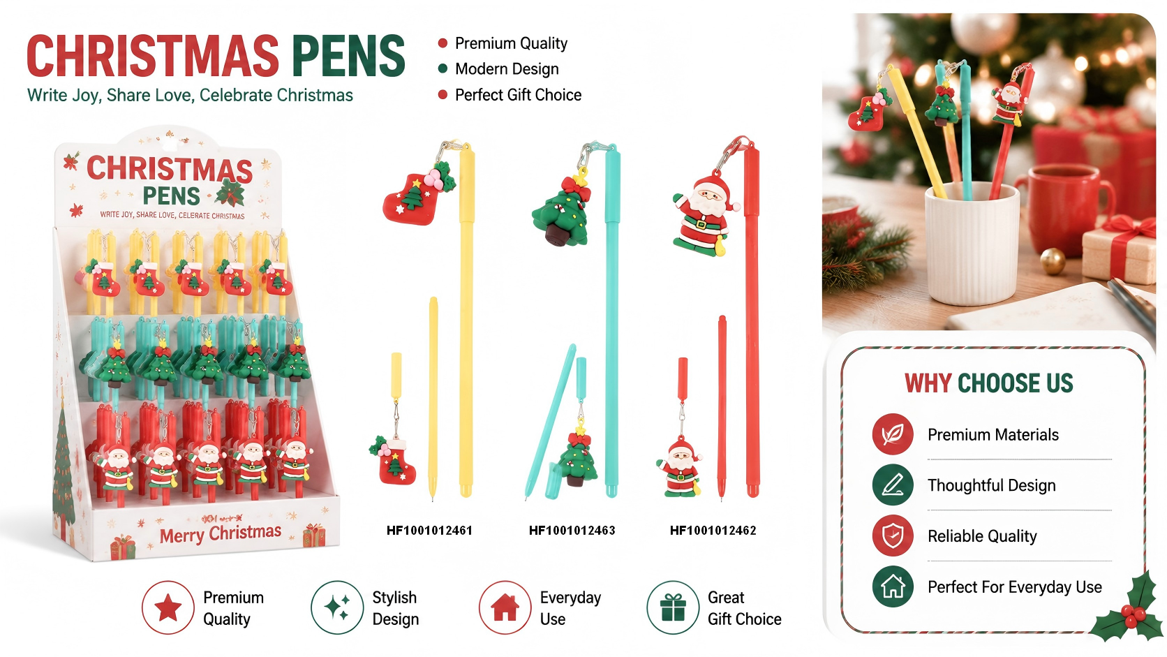 Christmas Pens 1